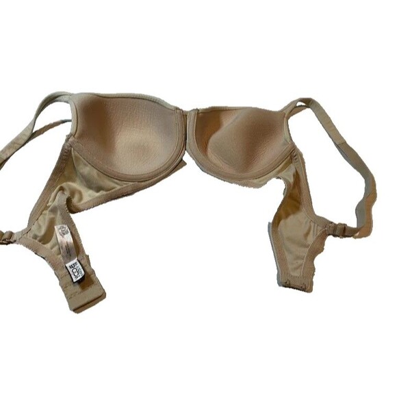 Victoria’s Secret Body by Victoria Bra 36C Beige Lined Demi T-Shirt Shaping Fit - Picture 2 of 3